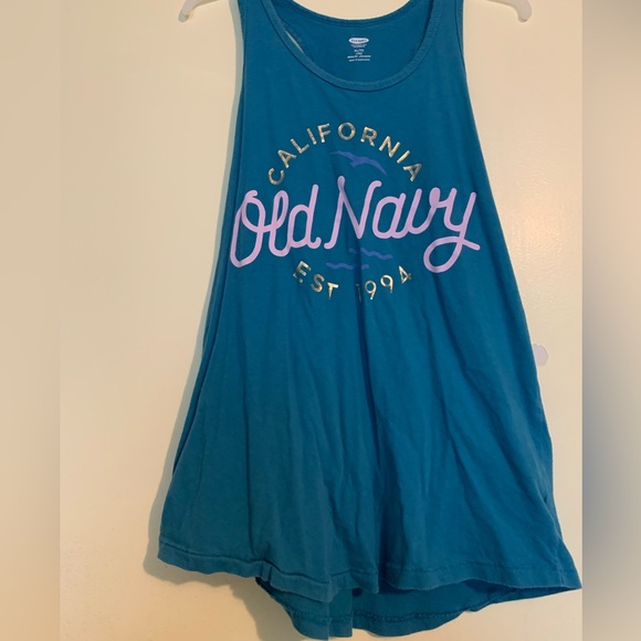 Blue Old Navy tank top - Picture 1 of 2